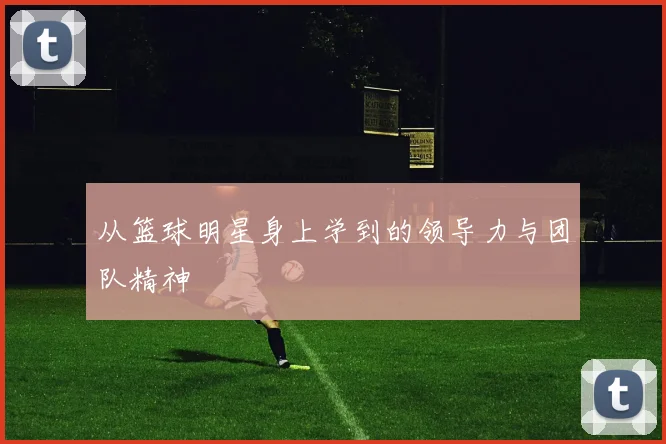 从篮球明星身上学到的领导力与团队精神